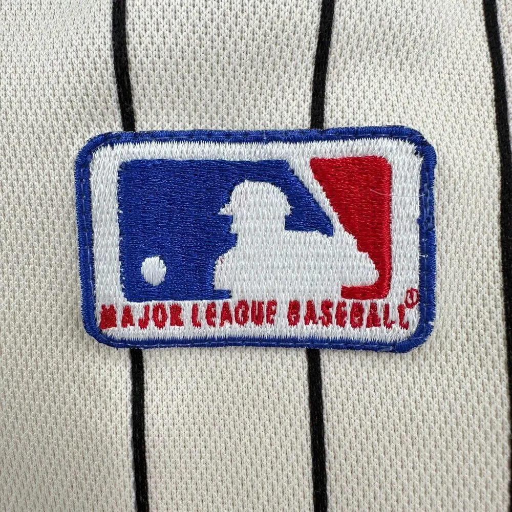 Vintage Nike Jersey Top Kids L 16/18‎ Cream Black Streetwear Style Baseball Rare